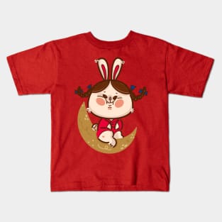 Rabbit Moon Kids T-Shirt